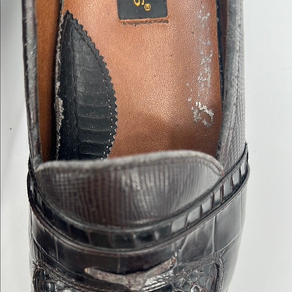 Stacy Adams Brown Leather Loafers Slip-Ons‎ - Picture 13 of 16